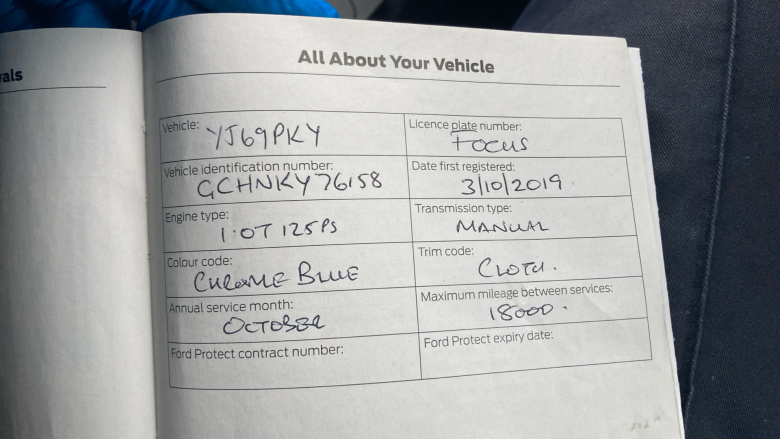 Ford Focus 1.0 EcoBoost 125 Active 5dr Petrol Hatchback